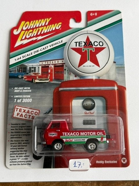 Jonny Lightning Texaco Motor Oil truck 1:64, Adres onbekend, Mail@onbekend.com, Ophalen of Verzenden, Zo goed als nieuw