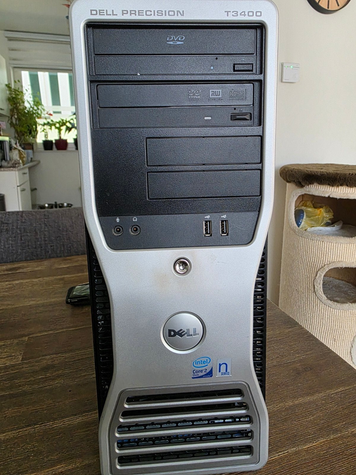 Dell Precision T3400 met SSD, HDD en GeForce GTX 275, Computers en Software, Desktop Pc's, Gebruikt, Onbekend, HDD, SSD, Met videokaart
