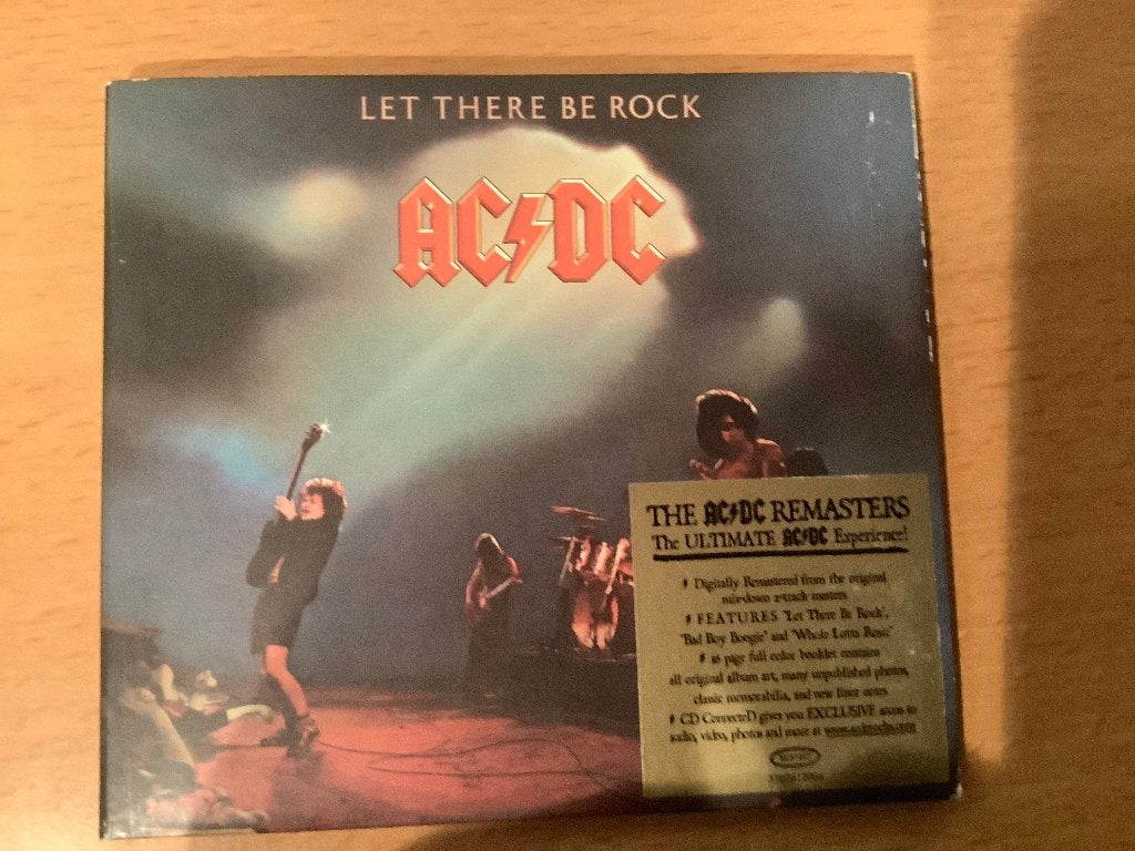 AC/DC – Let There Be Rock – CD in kartonnen doosje - 2004, Hard Rock, Inclusief boekje, Ophalen of Verzenden, Zo goed als nieuw