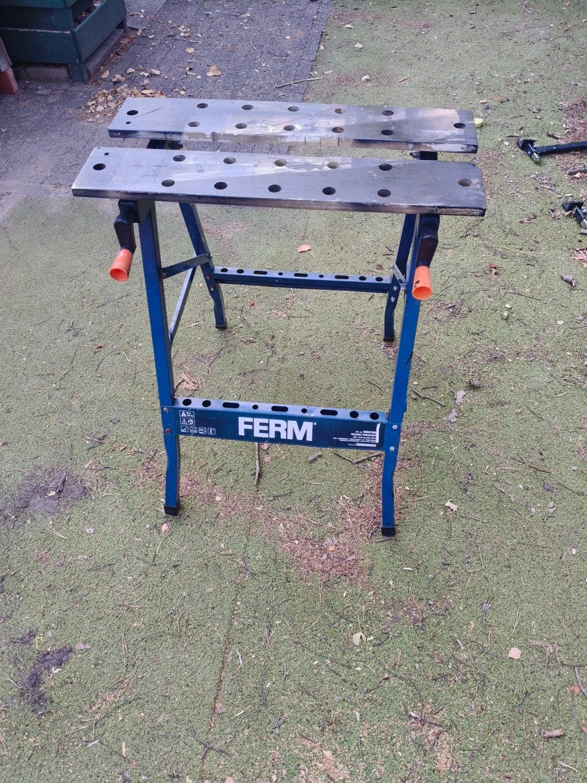 Ferm WBM100 Foldable Workbench - Werkbank, Doe-het-zelf en Verbouw, Werkbanken, Ophalen, Gebruikt, 70 tot 120 cm, Inklapbaar