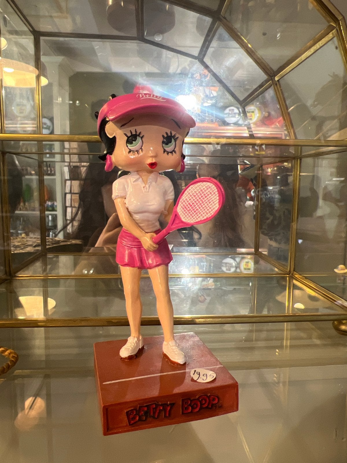 Betty Boop Tennis Beeldje - Vintage Decoratie, Verzamelen, Nieuw, Ophalen of Verzenden, X, X