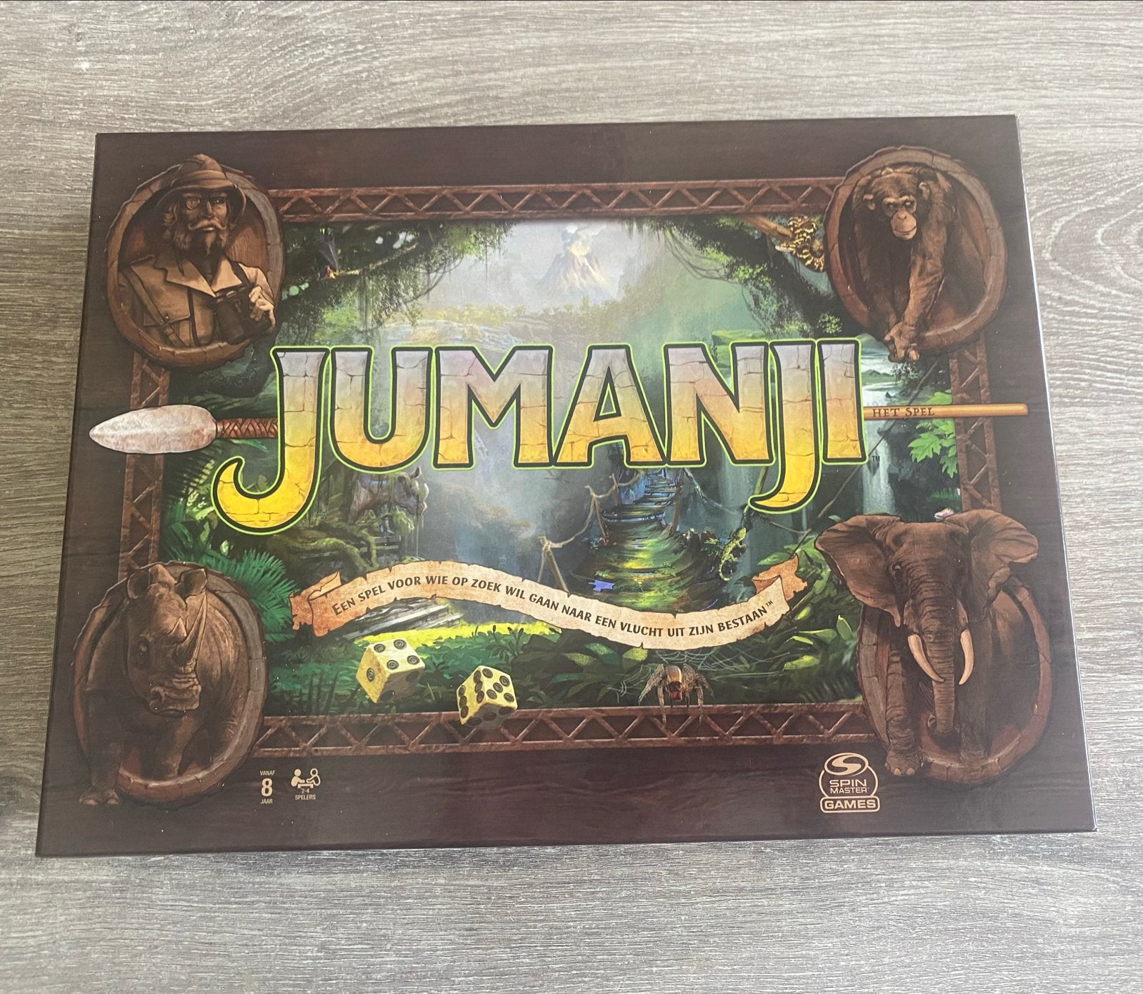Bordspel Jumanji, Ophalen of Verzenden, Zo goed als nieuw