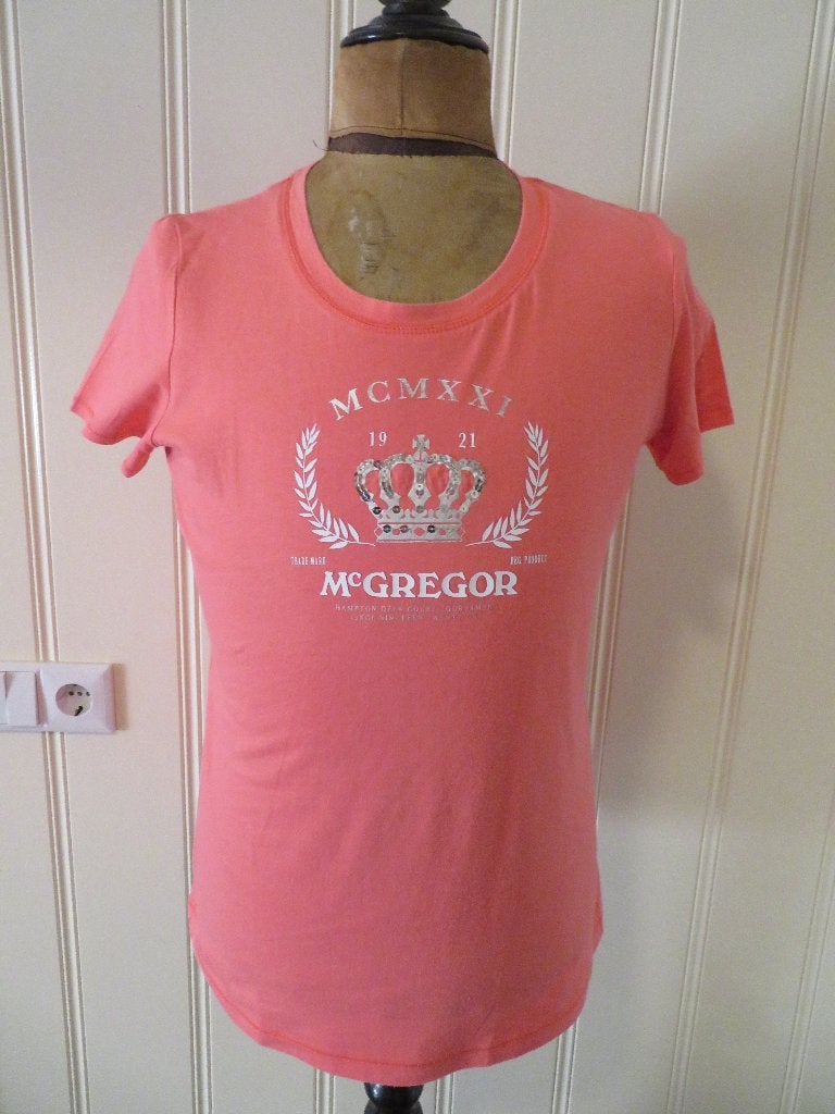 Dames T-Shirt McGregor maat XL roze Z.G.A.N., Kleding | Dames, McGregor, Maat 46/48 (XL) of groter, Ophalen of Verzenden, Zo goed als nieuw