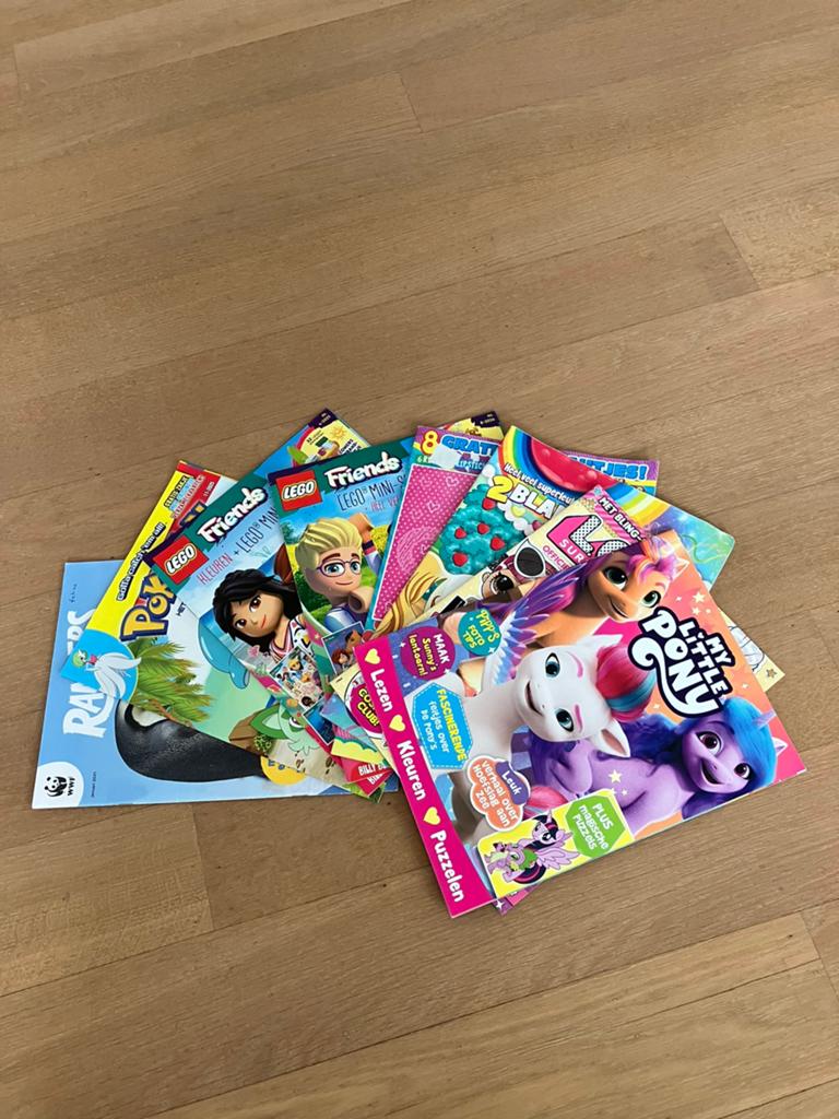 6 kindertijdschriften, Ophalen, Zo goed als nieuw