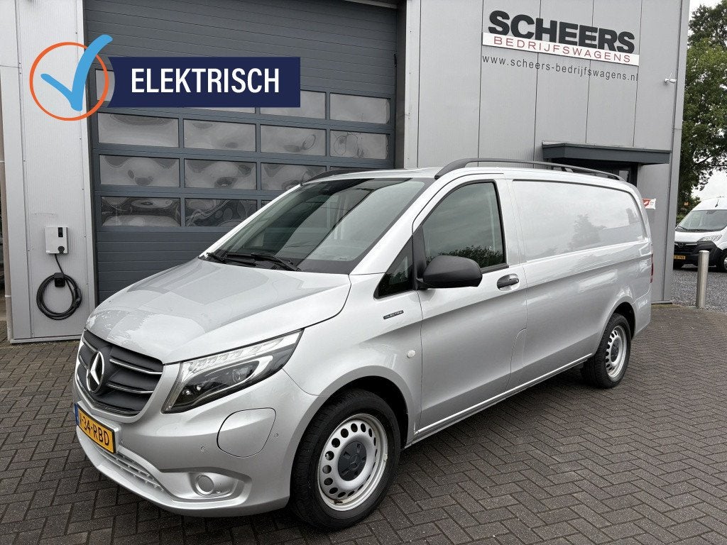 Mercedes-Benz eVito 112 60kWh airco | navigatie | LED, Auto's, 0 cilinders, Gebruikt, Zwart, 116 pk