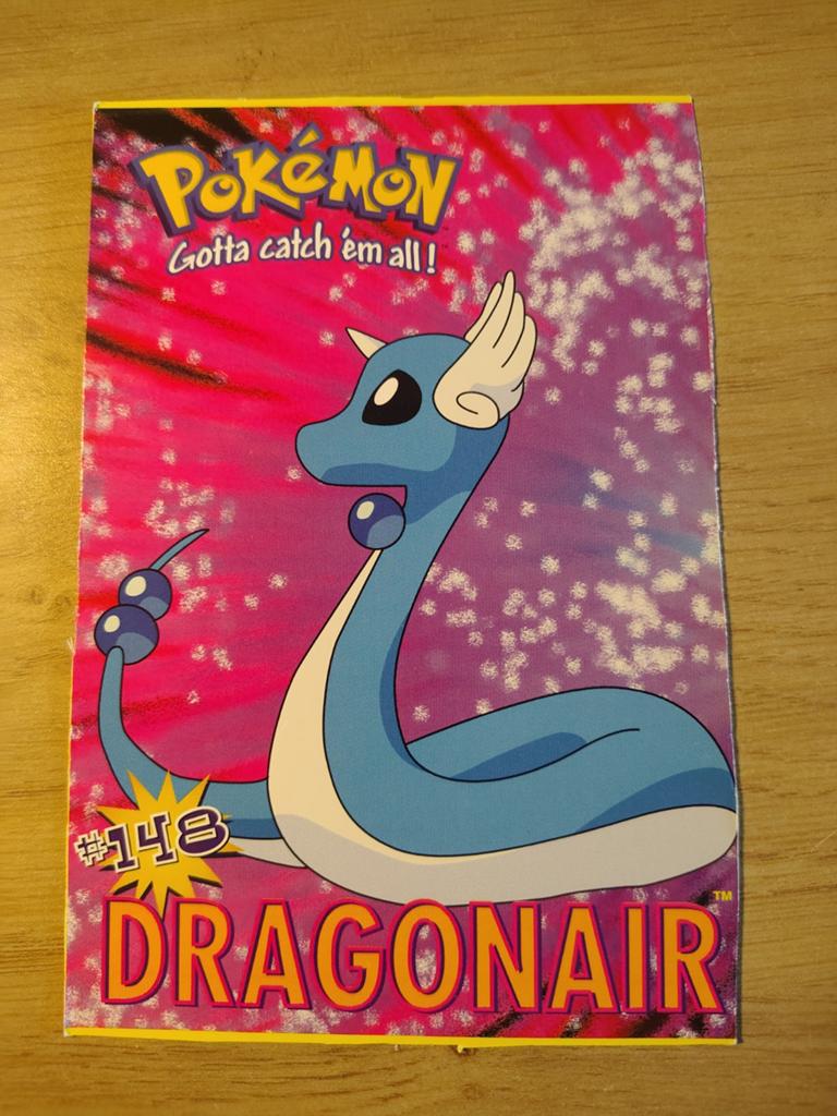 Pokémon #148 Dragonair, Ophalen of Verzenden, 1980 tot heden, Overige thema's