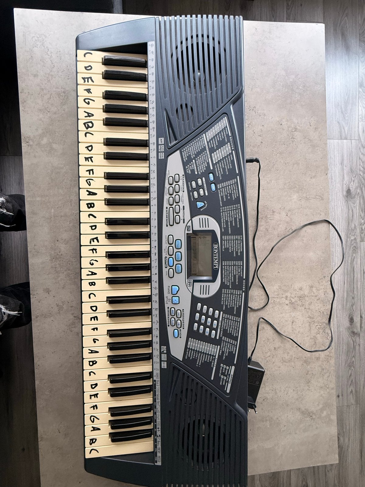 Bontempi Piano PM 746 - Perfecte staat met veel opties, Overige kleuren, Digitaal, Ophalen of Verzenden, Zo goed als nieuw