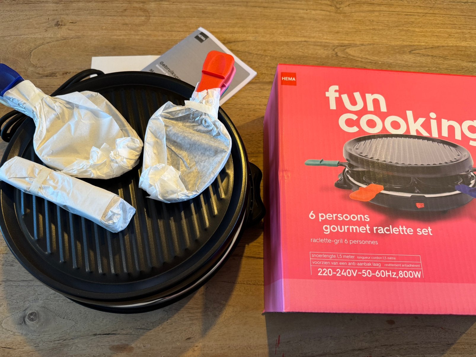 Nieuw Gourmetstel 6 pers., Witgoed en Apparatuur, Ophalen, Nieuw, 4 t/m 7 personen
