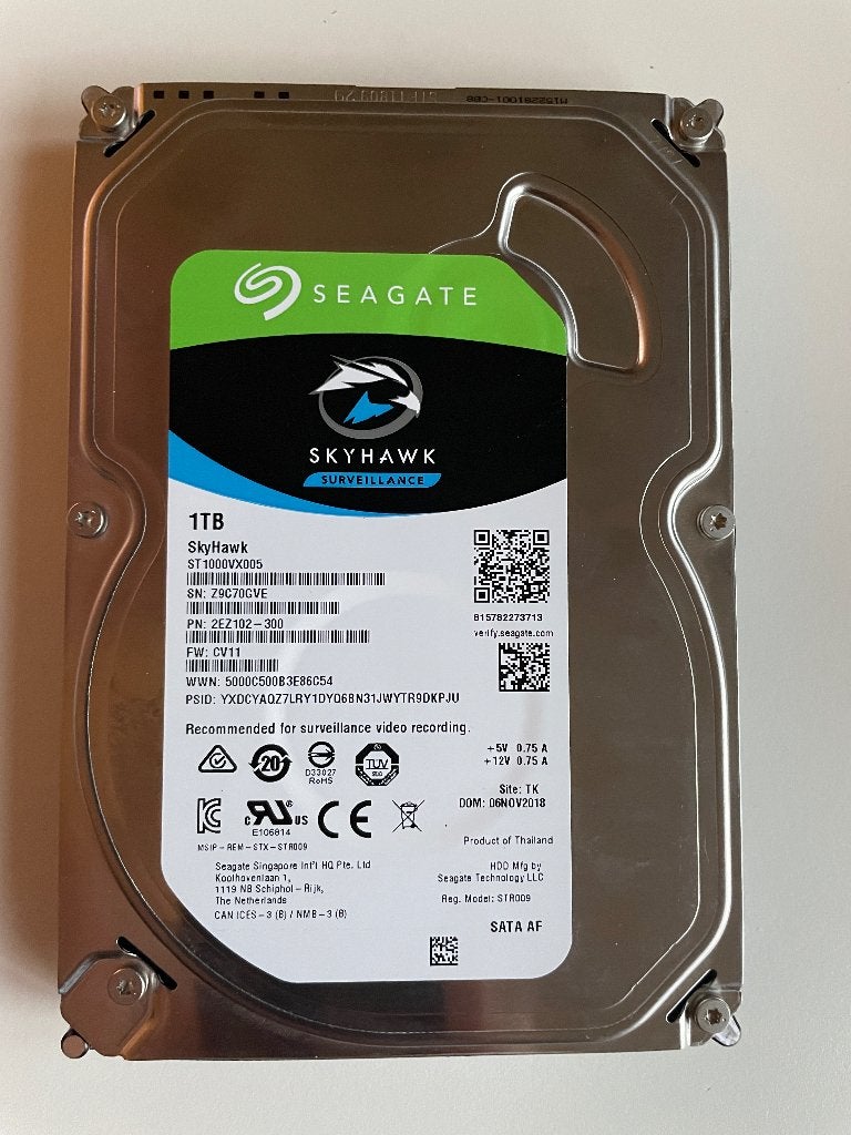 Seagate Hard Disk 1 TB, 64 MB cache, Intern, Ophalen of Verzenden, Zo goed als nieuw, Seagate