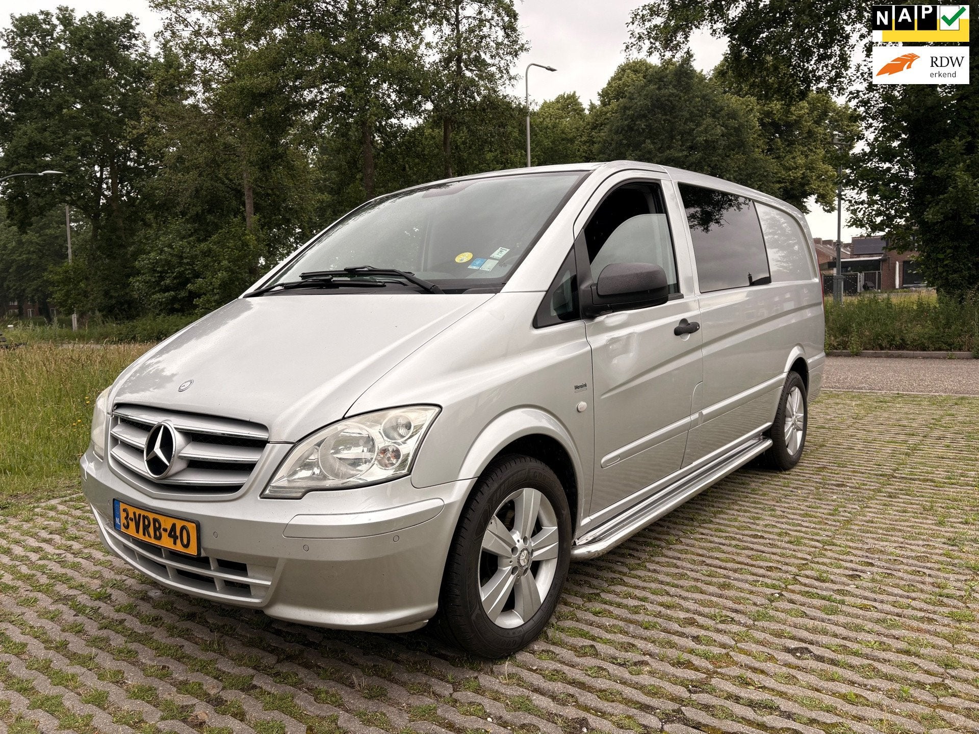 Mercedes-Benz Vito 110 CDI 320 Functional Lang DC Luxe - rol, 13 km/l, Euro 5, Gebruikt, 4 stoelen