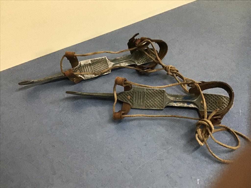 Vintage  Aluminum Schaatsen, Ophalen of Verzenden, Gebruikt, Friese doorlopers, Overige merken