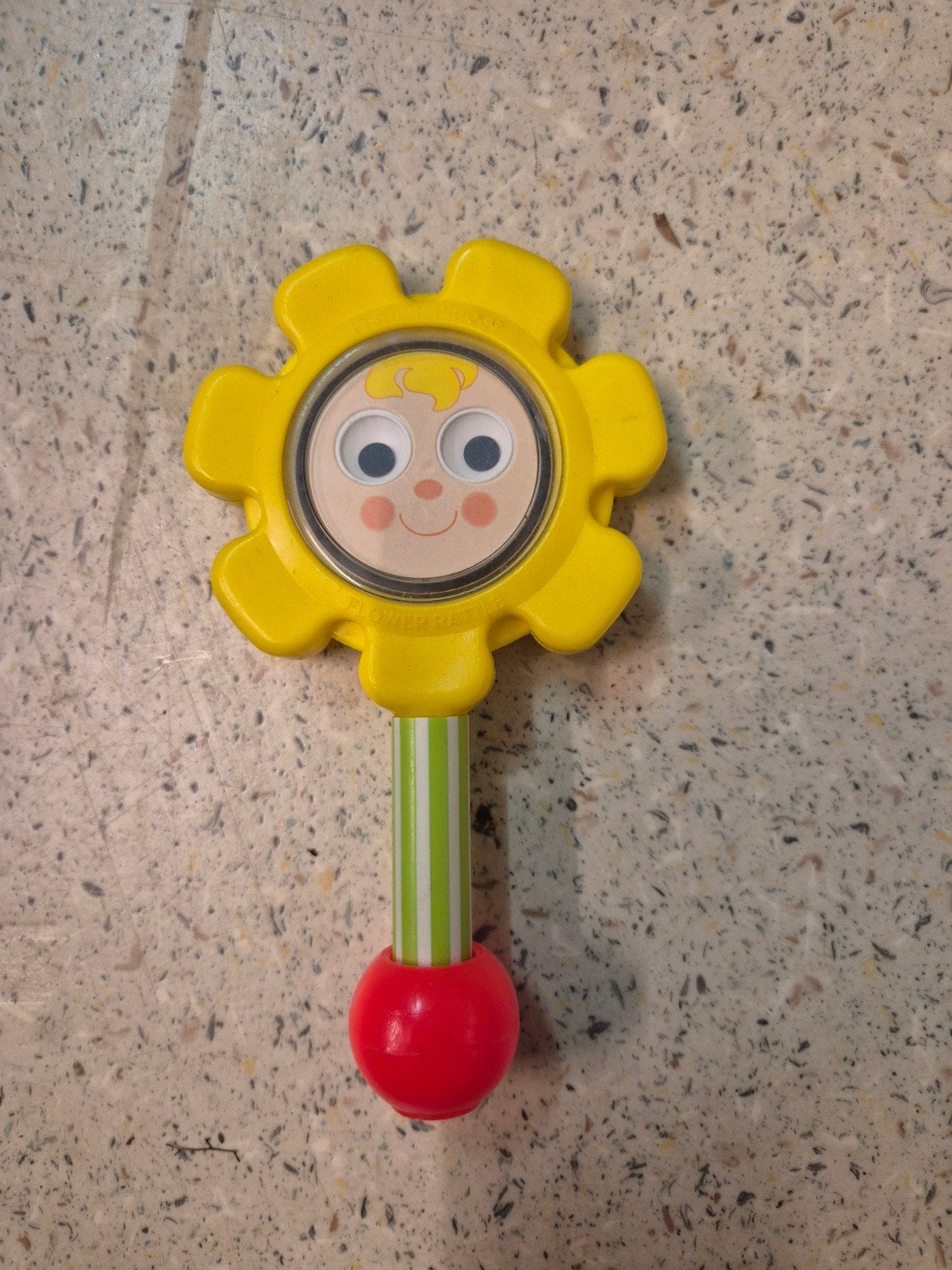 Fischer price flower rattle, Ophalen of Verzenden, Gebruikt, Speelset