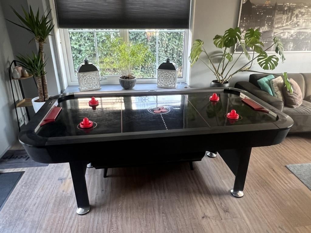Toptable Airhockey Hurricane Black, Ophalen, Gebruikt