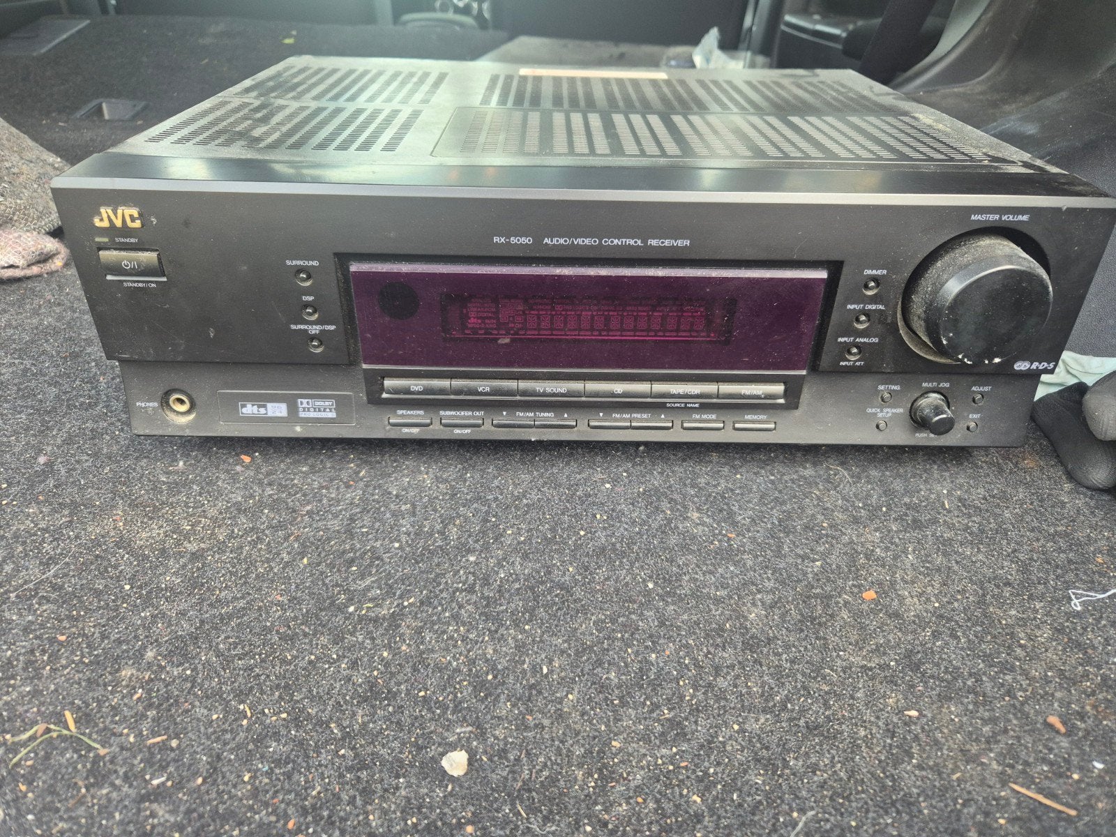 JVC RX-5050 Audio/Video Control Receiver - 5.1 Surround, Ophalen