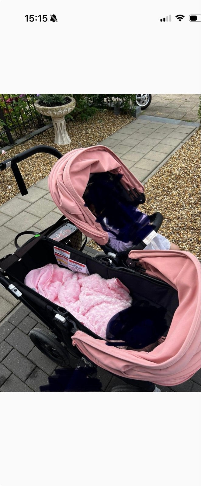 Bugaboo Donkey 5 Duo Kinderwagen - Compleet en Roze, Kinderen en Baby's, Gebruikt, Ophalen, Kinderwagen, Duowagen
