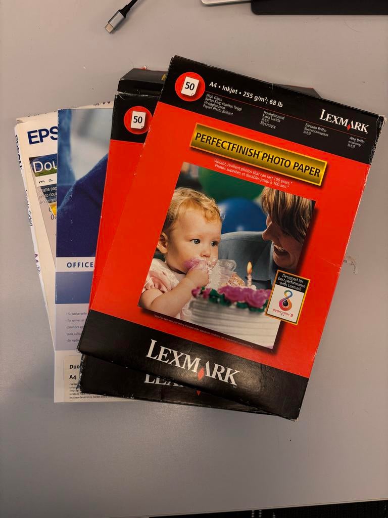 Inktjet fotopapier A4 - Lexmark, Epson, Tetenal, Ophalen of Verzenden, Nieuw