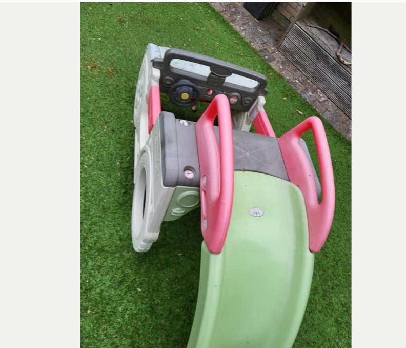 Smoby Speelauto met Glijbaan - Gebruikt, Ophalen, Gebruikt, Glijbaan