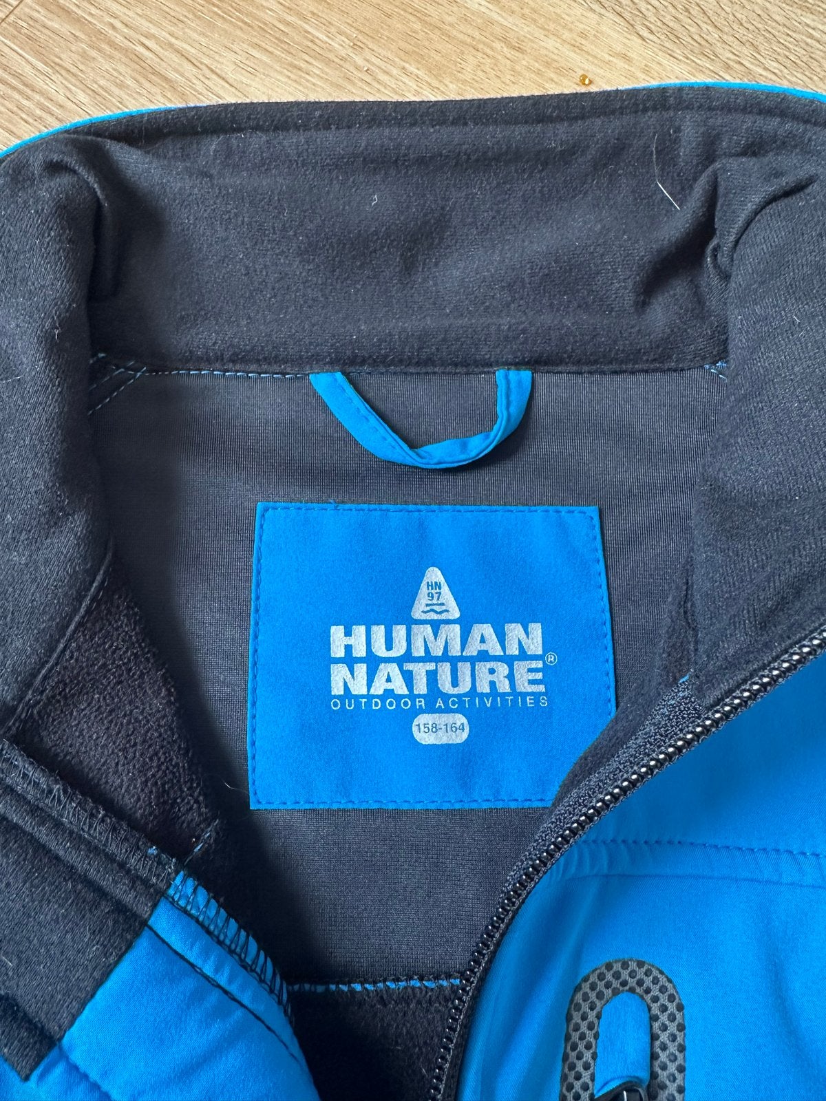 Human Nature Softshell Jas Blauw Maat 158-164, Kinderen en Baby's, Kinderkleding | Maat 158, Ophalen, Gebruikt, Jongen of Meisje