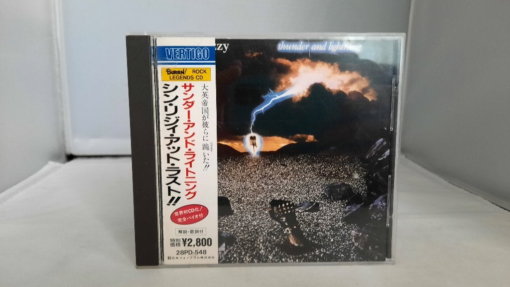 Thin Lizzy - Thunder and Lightning CD Muziek Album, Japan, Ophalen of Verzenden, Gebruikt, Album