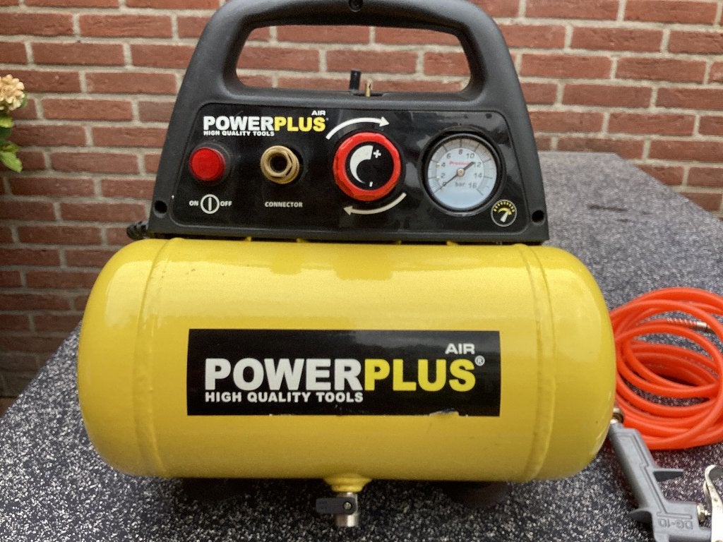 Powerplus air compressor, Minder dan 25 liter, Ophalen, Minder dan 200 liter/min