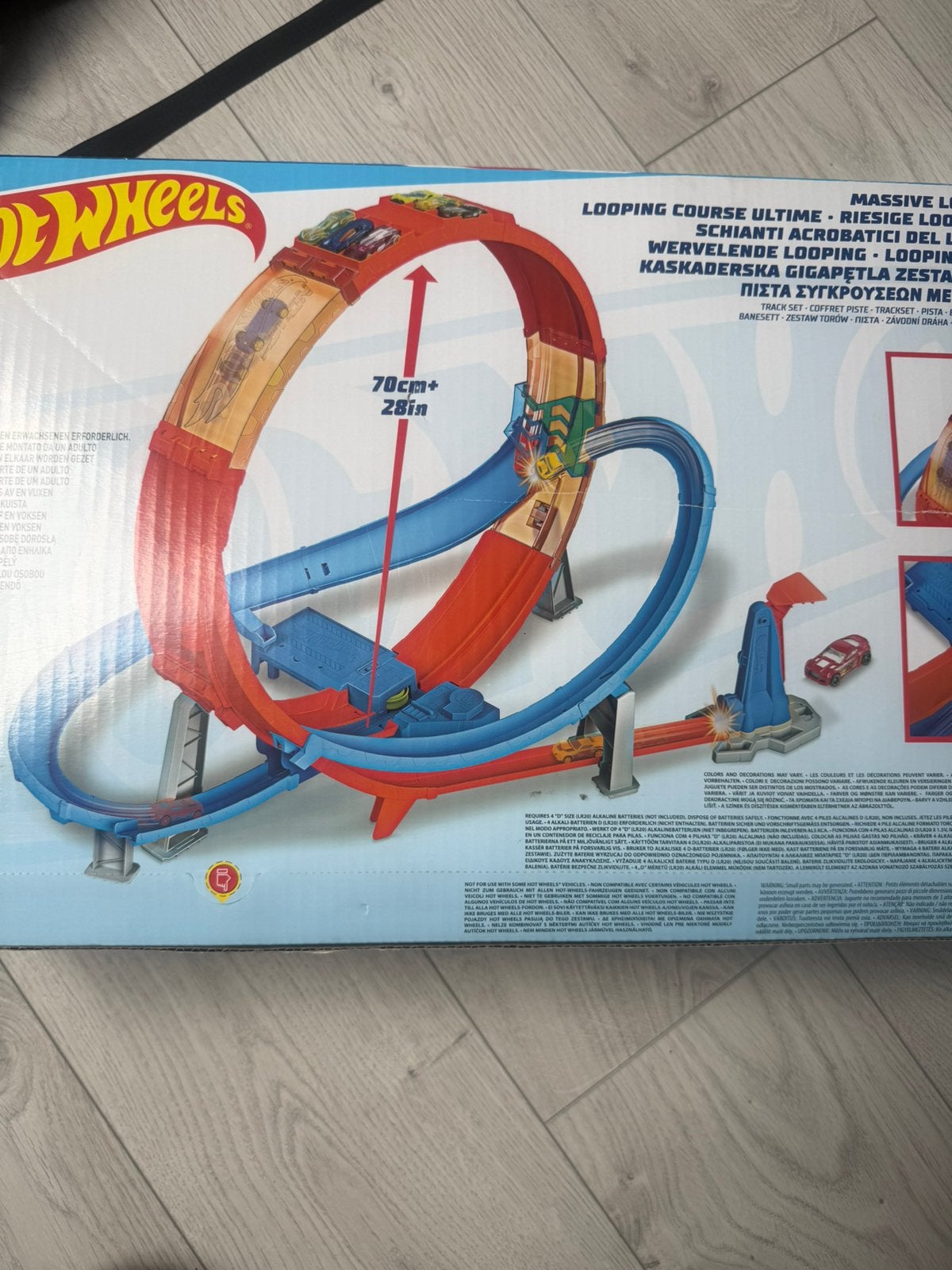 Hotwheels baan, Verzenden, Zo goed als nieuw, Handmatig, Hot Wheels