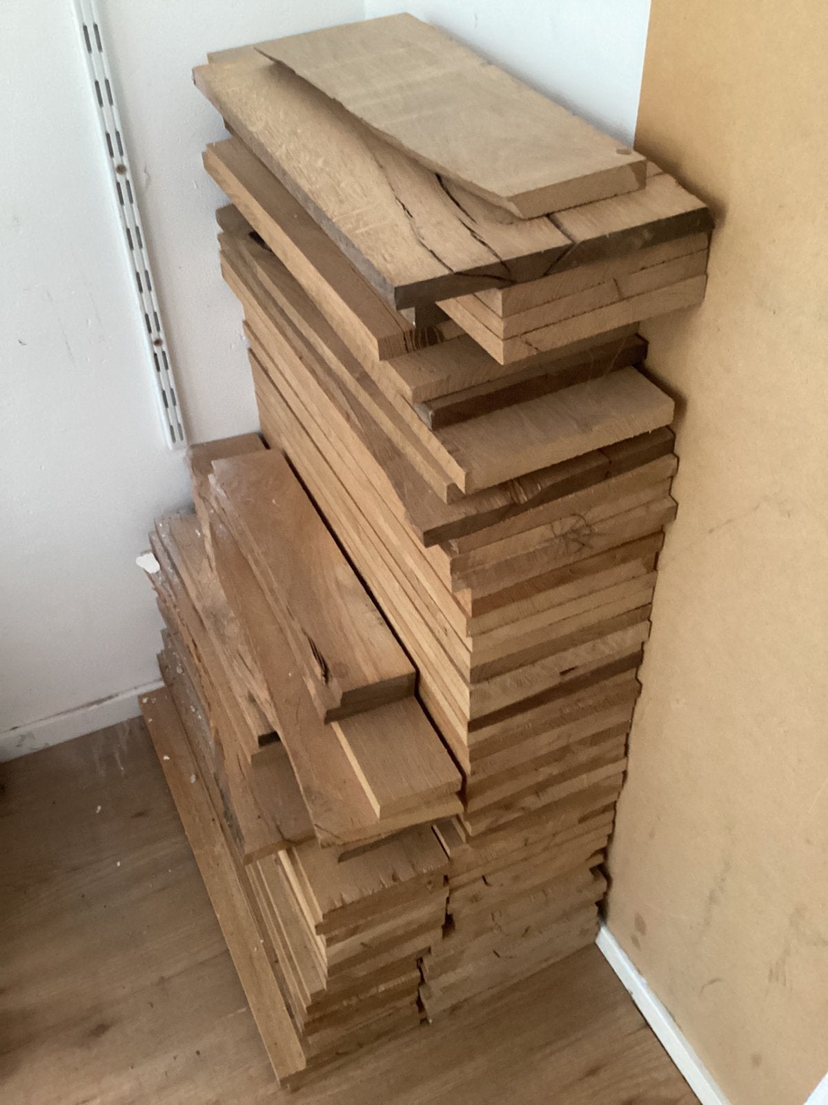 Eikenhouten planken, Ophalen, Minder dan 25 mm, Eiken, Nieuw