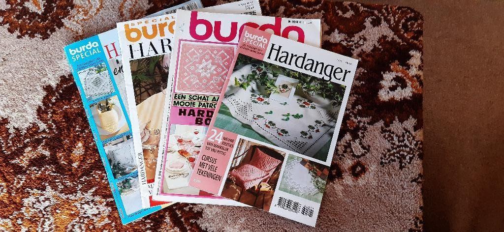 Hardanger, Burda special, jaren 90, borduren, Ophalen of Verzenden, Gebruikt, Handborduren, Overige typen