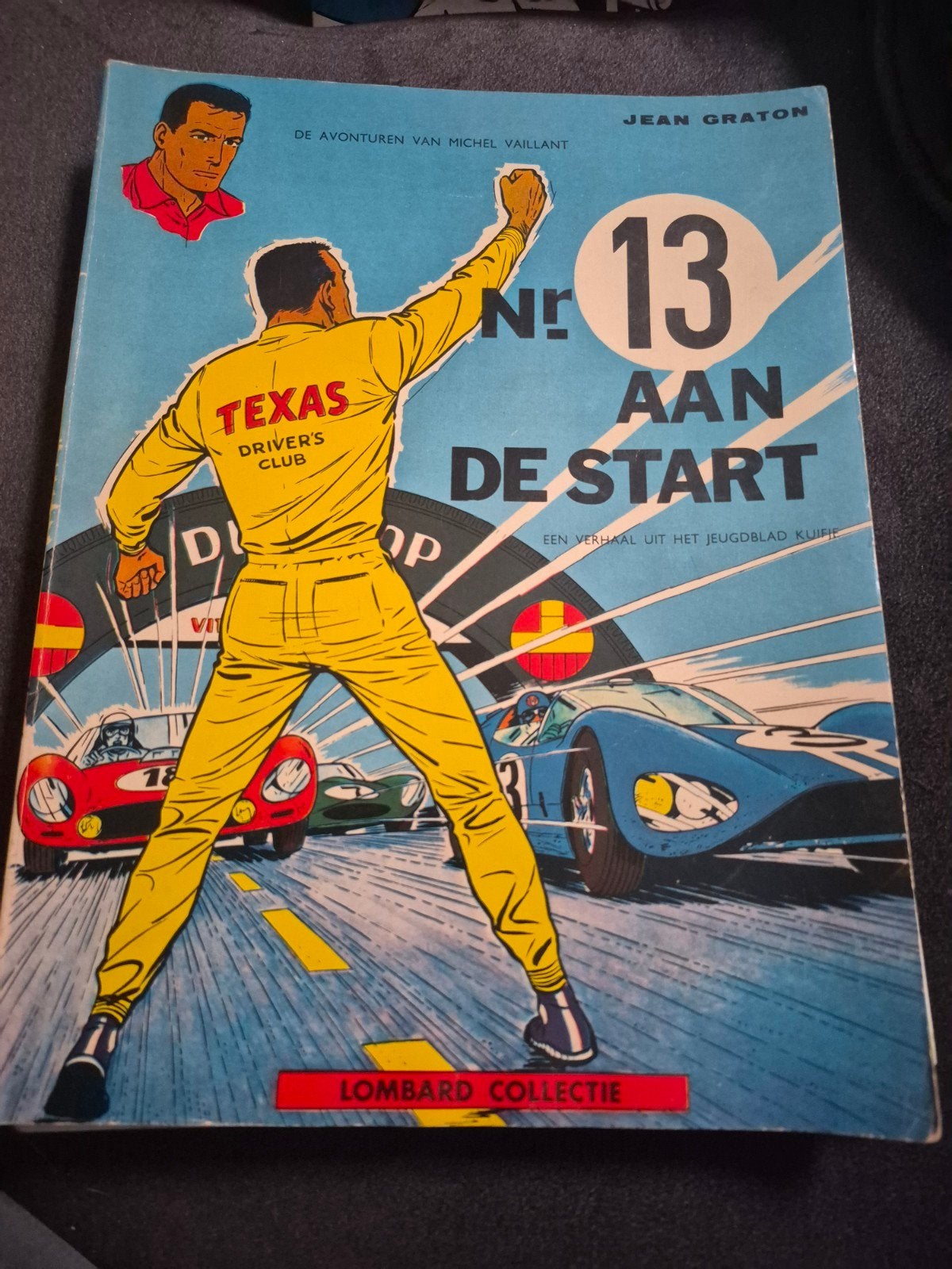 Michel Vaillant nr 5: N! 13 aan de start (1963, herdruk), Boeken, Eén stripboek, Ophalen of Verzenden, Zo goed als nieuw, Jean Graton