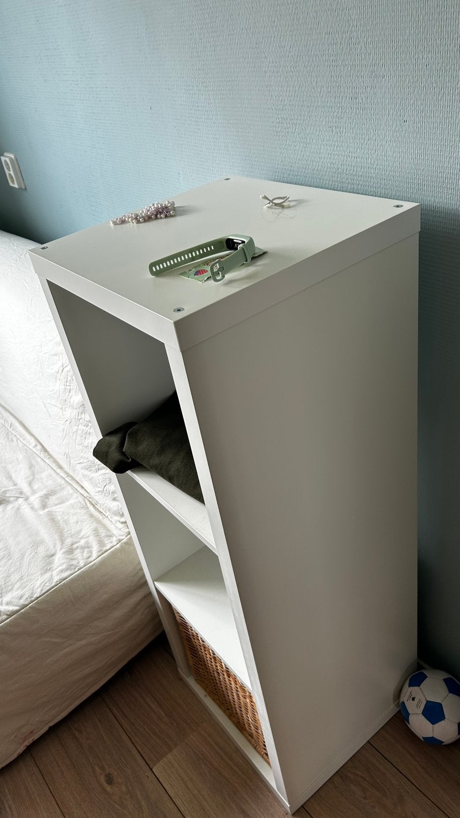 Ikea Kallax vakkenkast 42x112 cm - Wit, staand of liggend, Ophalen, Zo goed als nieuw