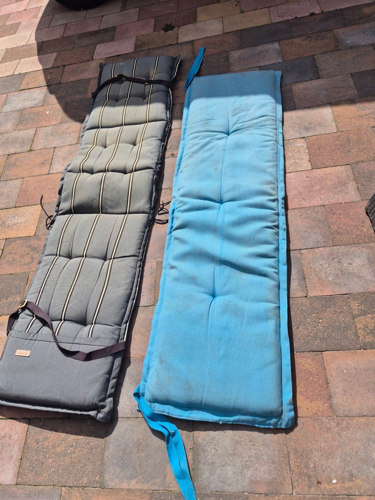2 kussens voor ligbed stoelen gratis!, Ophalen, Gebruikt