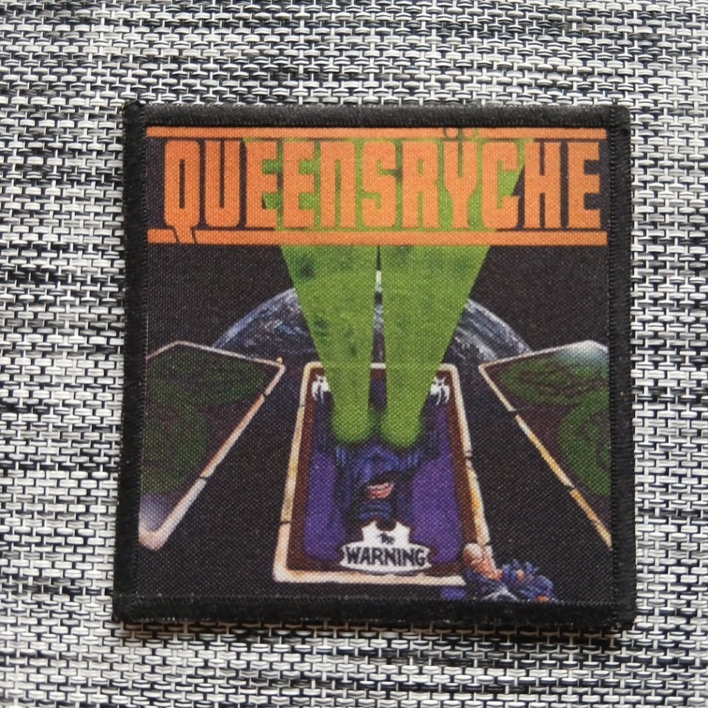 Queensryche mooie nieuwe printed patch q85 embleem rock, Verzenden, Nieuw, Kleding