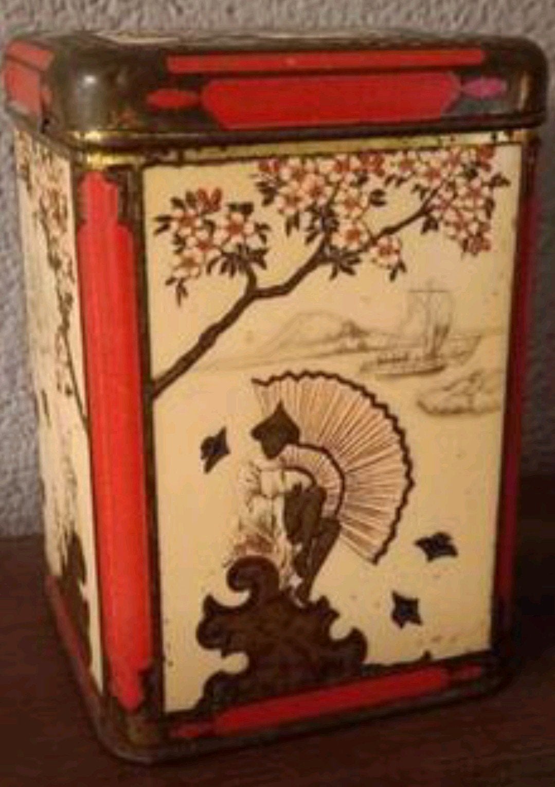 Vintage Niemeijer Theeblik - Japans Decor, Verzamelen, Ophalen of Verzenden