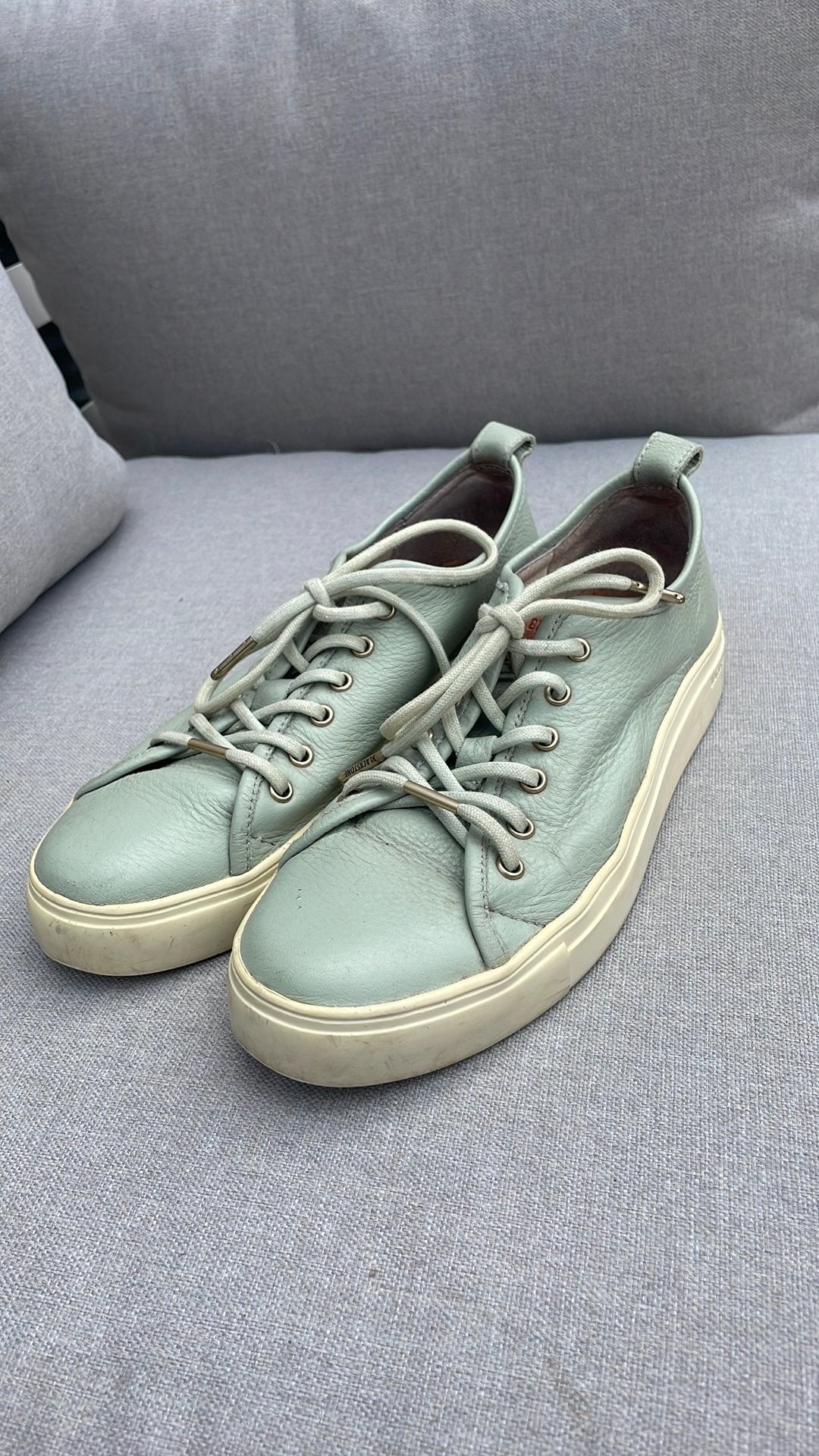 Leren blackstone sneakers, Ophalen of Verzenden, Groen, Sneakers of Gympen, Zo goed als nieuw