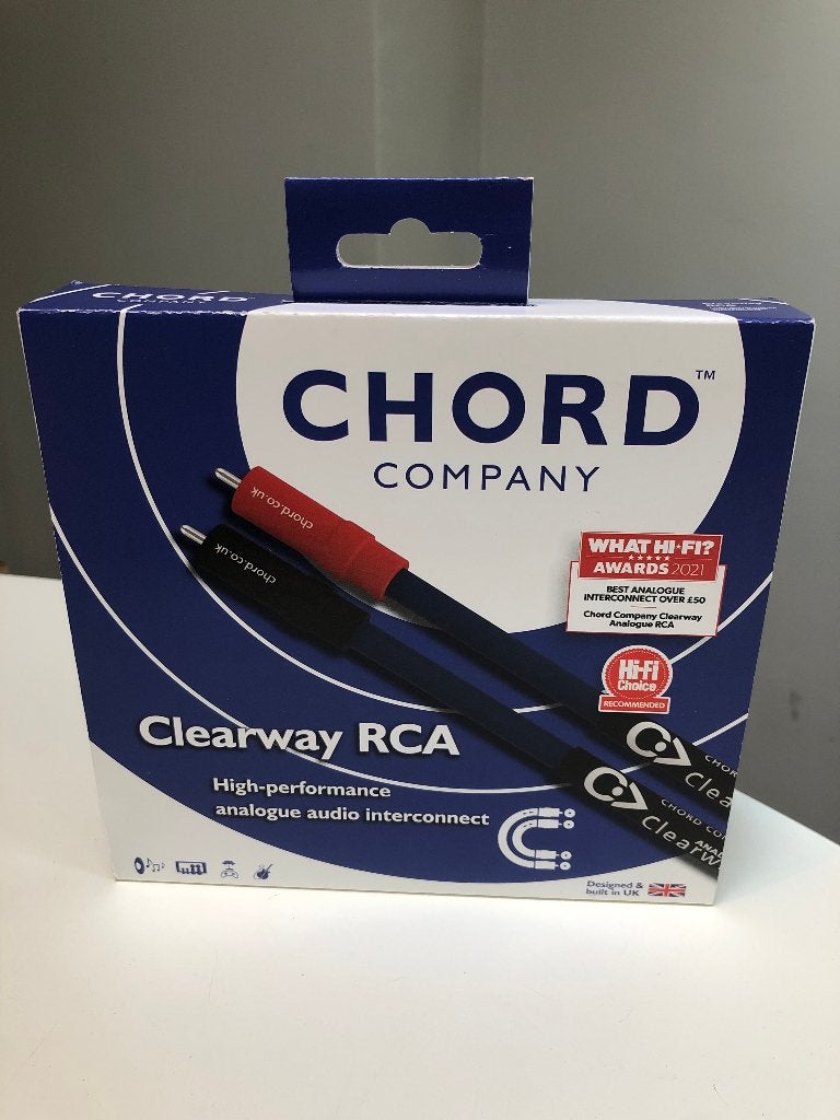 RCA interconnect Chord Company, Ophalen, Zo goed als nieuw, Minder dan 2 meter, Interlink-kabel