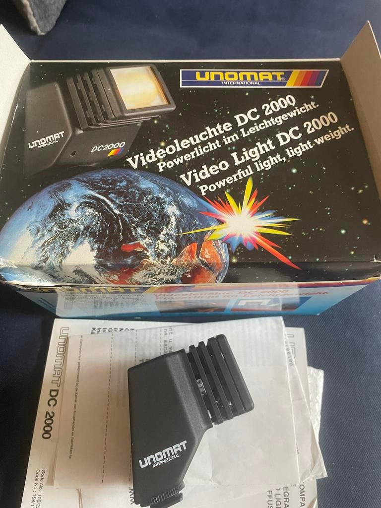 Unomat Videolamp DC 2000 - Krachtig en Lichtgewicht, Overige merken, Gebruikt, Overige typen, Overige soorten
