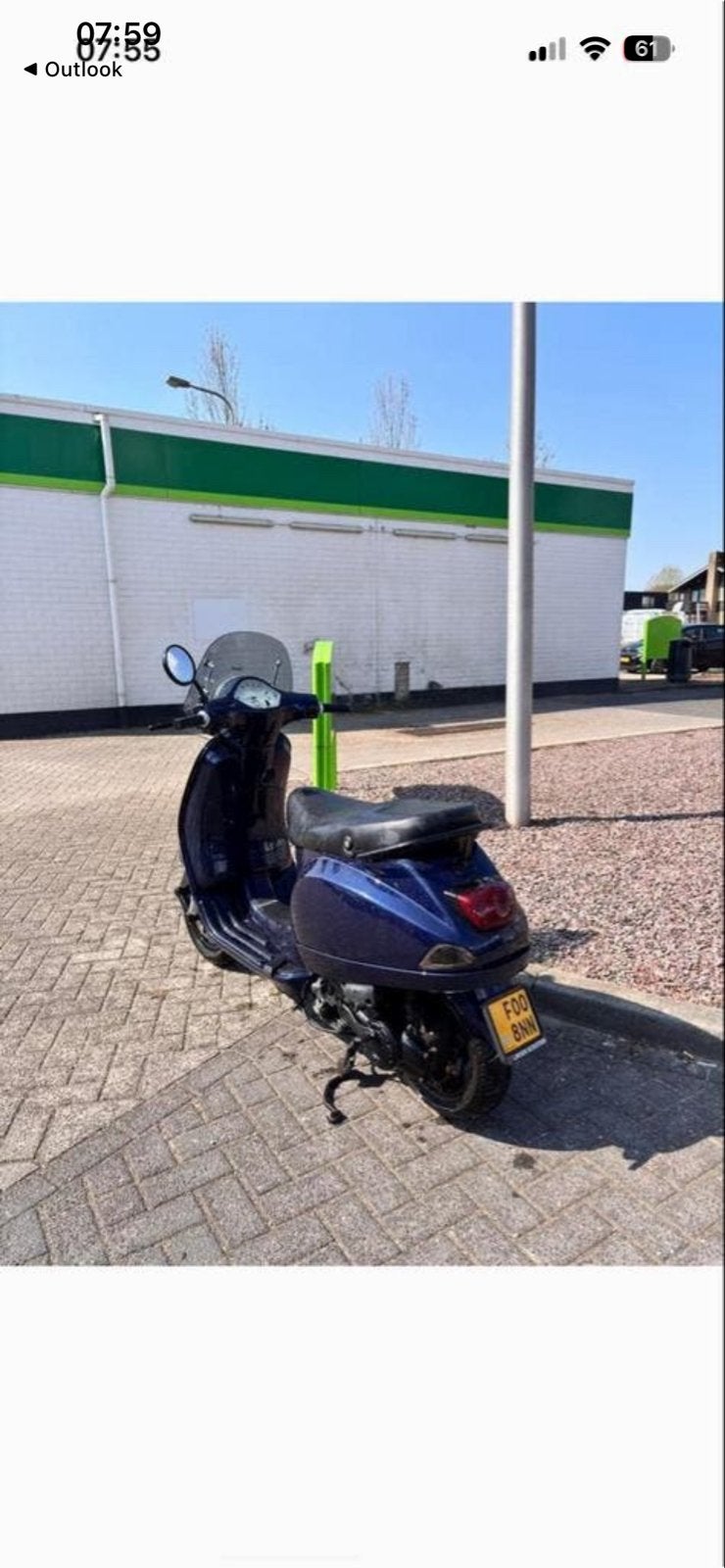 Vespa 4-takt 4V 50cc - Recentelijk onderhouden!, Gebruikt, Overige modellen, Maximaal 45 km/u, Ophalen of Verzenden