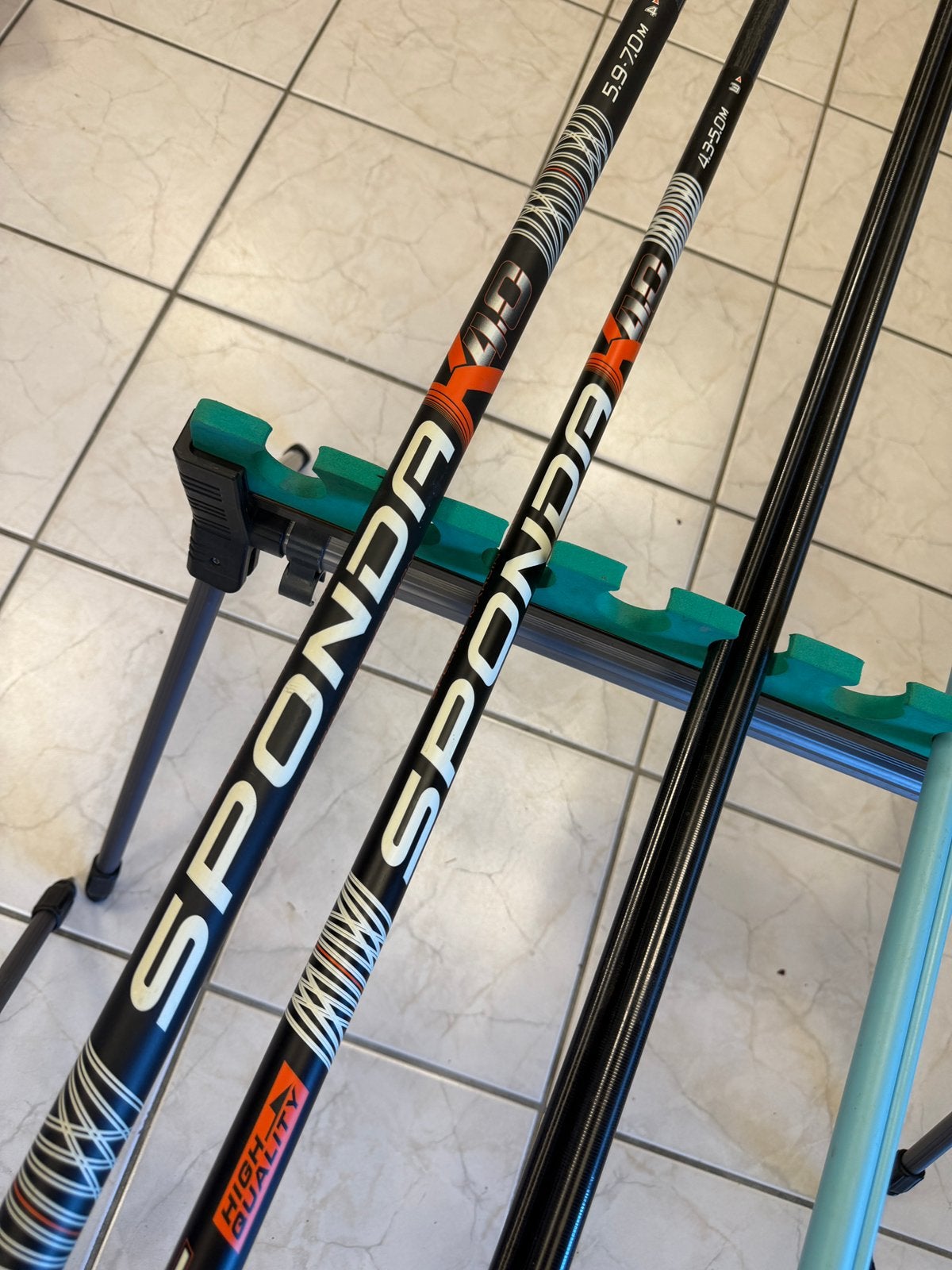 Colmic Sponda K 4.0 7mtr kanthengel, Ophalen, Zo goed als nieuw, Vaste hengel