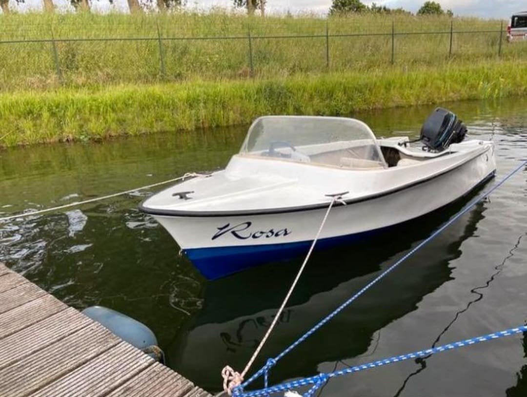 Vaarklare boot met 15 PK motor + trailer | Compleet!, Ophalen, Gebruikt, Buitenboordmotor, Minder dan 70 pk