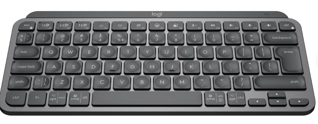 Logitech MX Keys Mini Draadloos Qwerty Grafiet toetsenbord, Ophalen, Logitech, Zo goed als nieuw, Draadloos