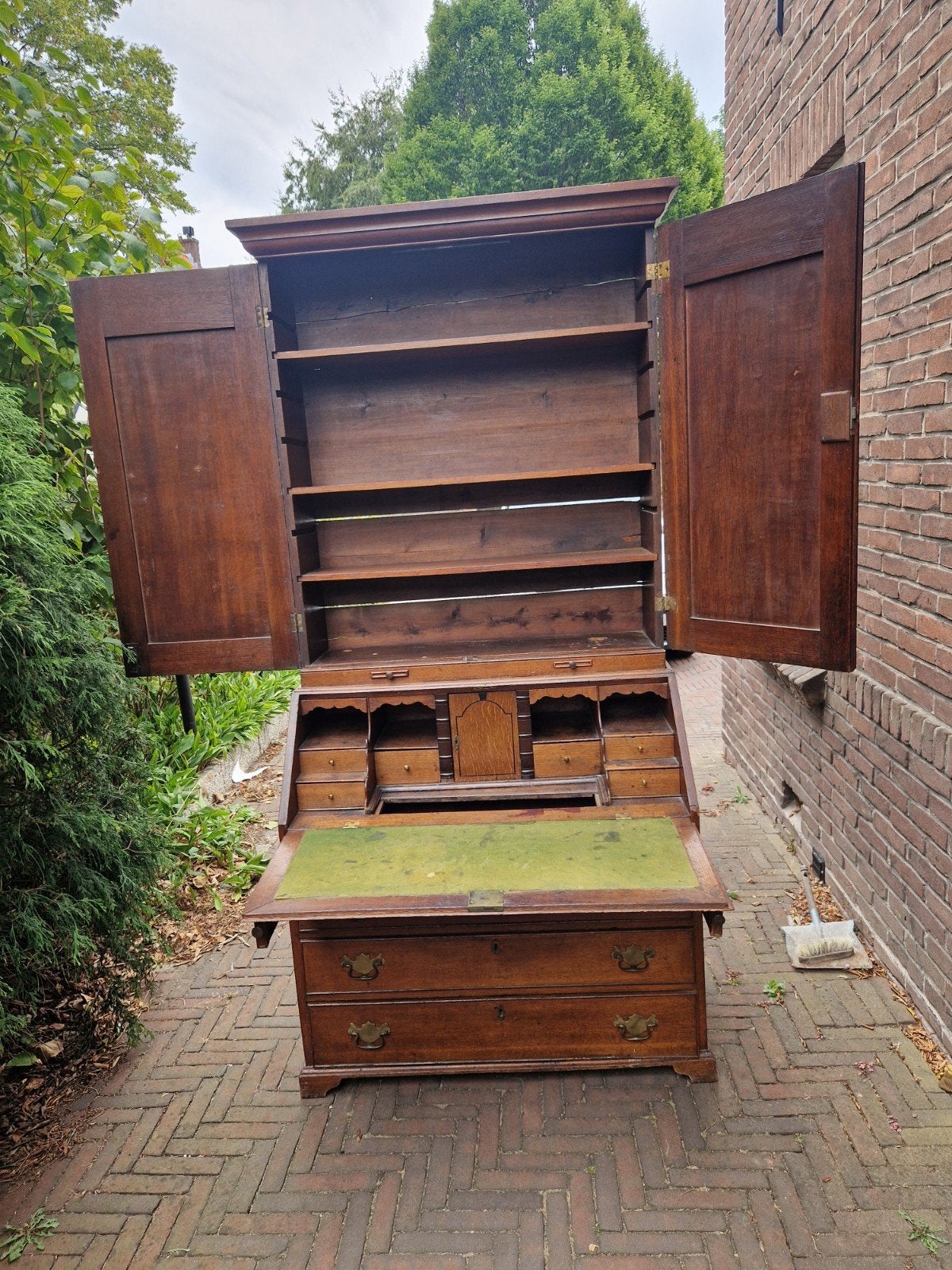 Antiek Engels Kabinet/Secretaire ca. 1820, Ophalen of Verzenden