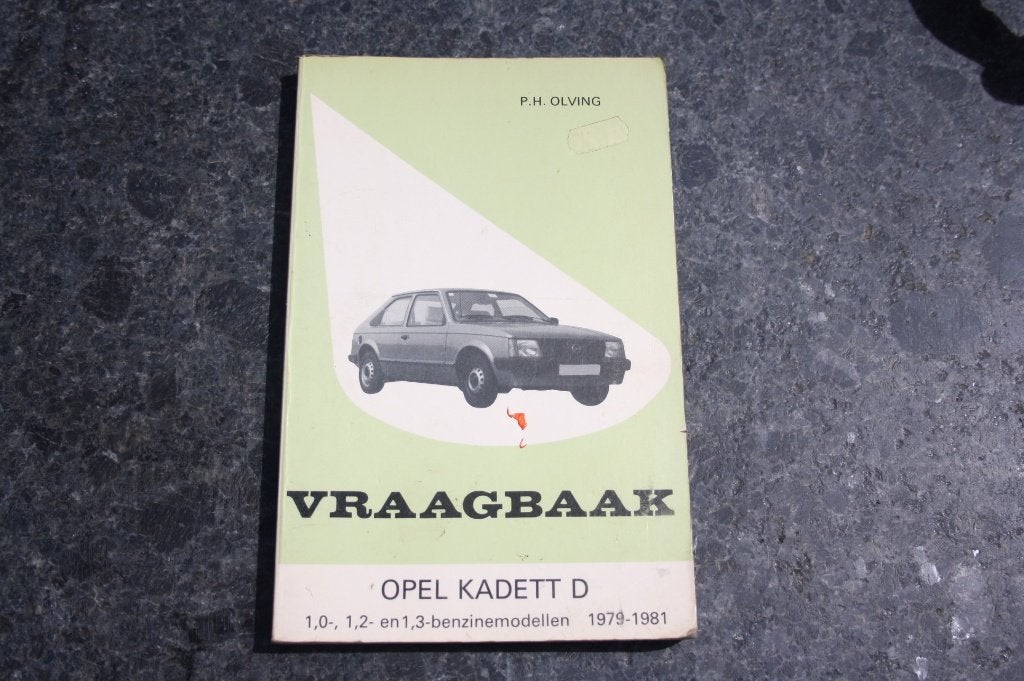 vraagbaak    OPEL KADET D      1979 /  1981, Ophalen of Verzenden