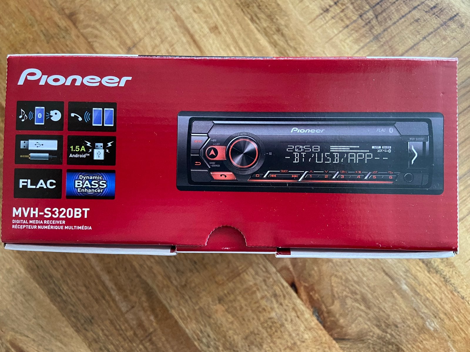 Pioneer MVH-S320BT Autoradio met Bluetooth en USB, Ophalen of Verzenden, Zo goed als nieuw