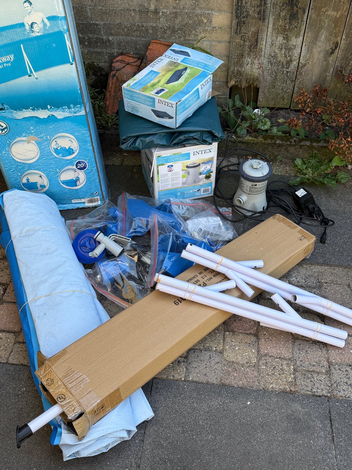 Bestway Steel Pro opzetzwembad 3m x 2m, Ophalen, Gebruikt, Opzetzwembad, 200 tot 400 cm