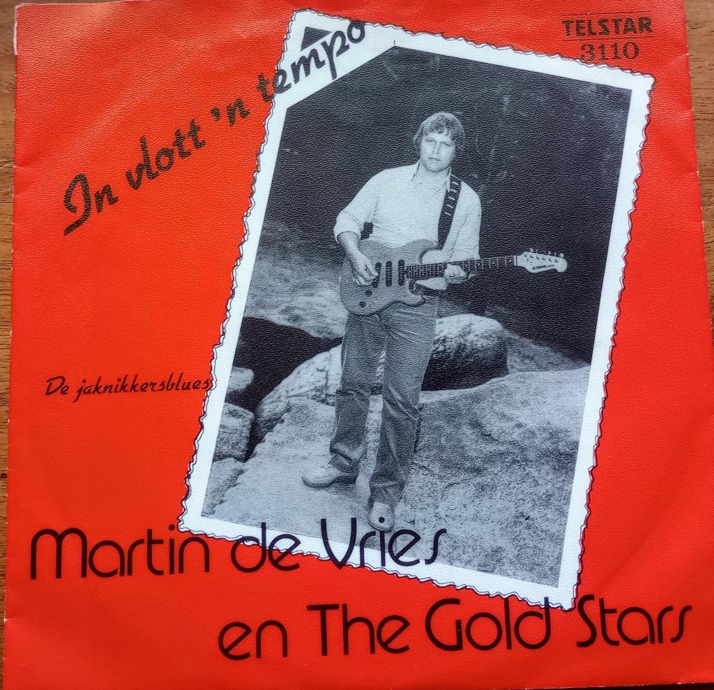Martin de Vries En The Gold Stars – In Vlott'n Tempo, Gebruikt, 7 inch, Single, Ophalen of Verzenden