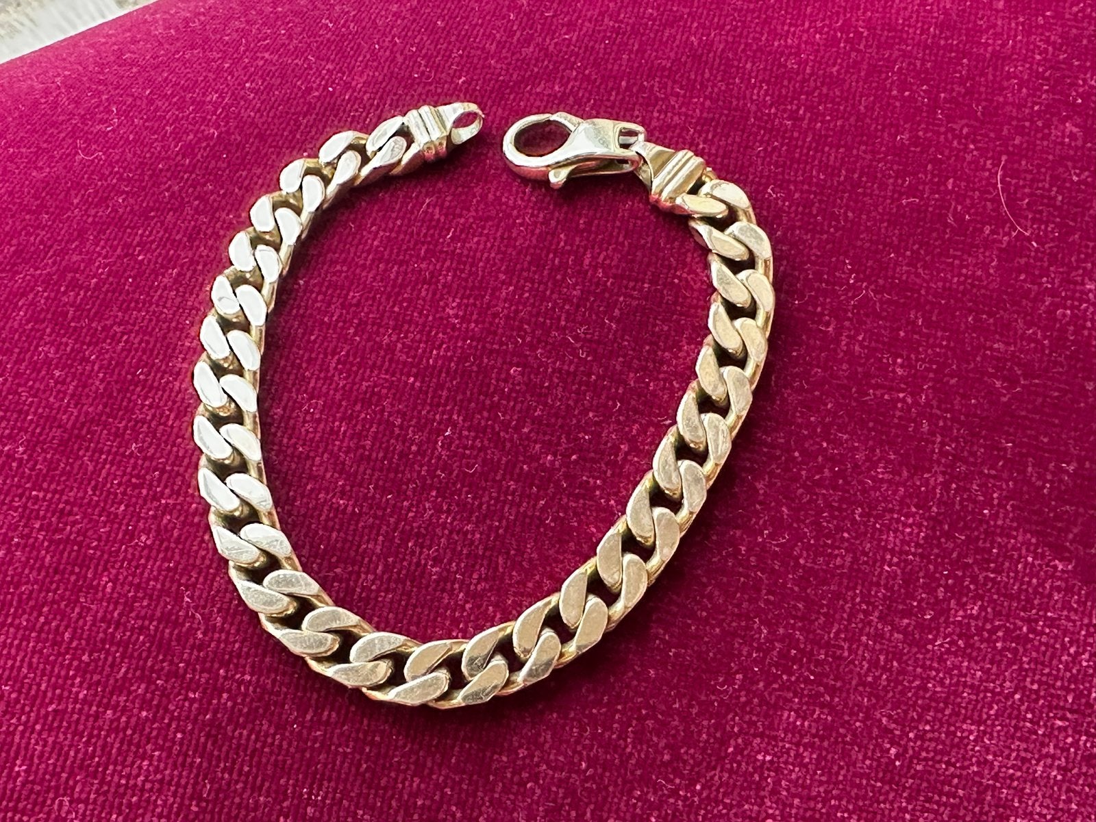 Gouden schakelarmband - 29 gram, Ophalen, Zo goed als nieuw, Goud