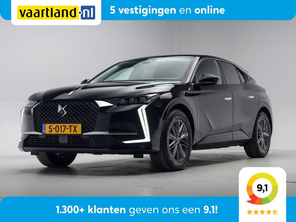 DS DS 4 E-Tense 225 Bastille+ Aut. [ Adapt.cruise Navi Camer, Auto's, DS, Gebruikt, 4 cilinders, Zwart, Bedrijf