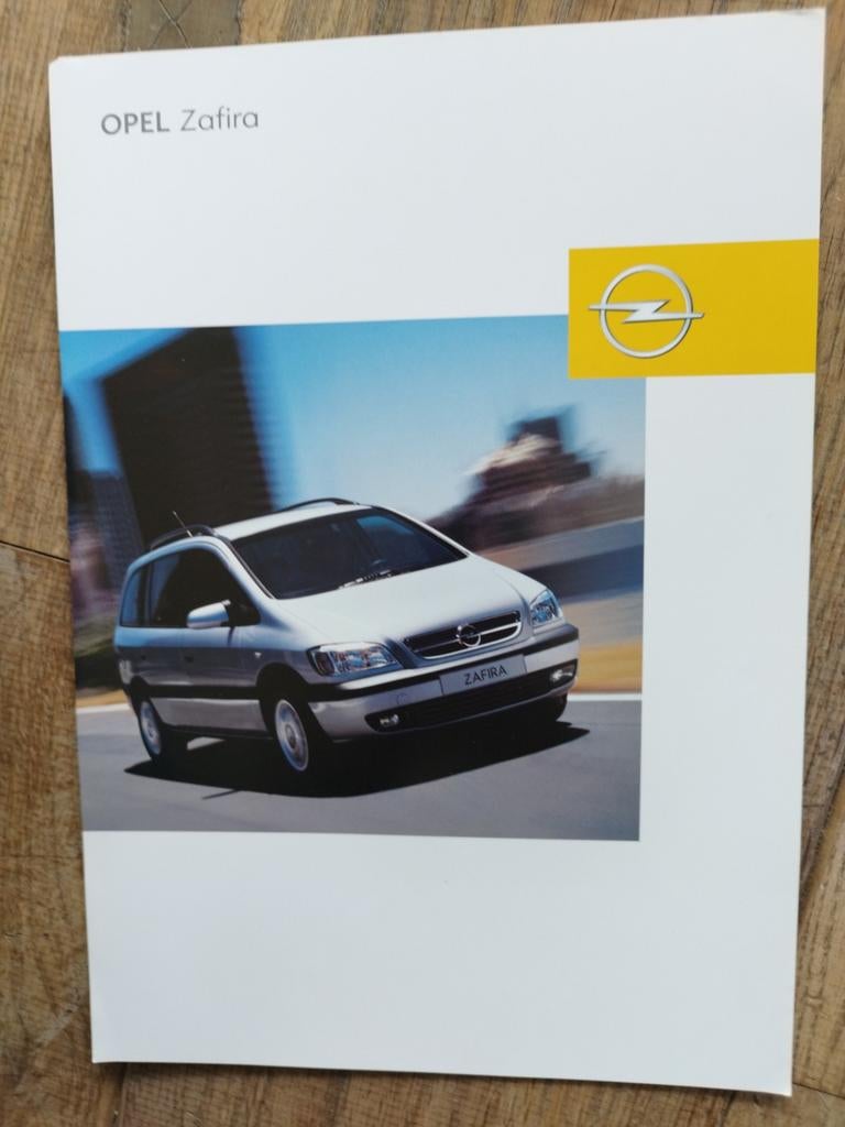 Opel Zafira Brochure 2003 - Flex7 Systeem, Boeken, Auto's | Folders en Tijdschriften, Zo goed als nieuw, Opel, Ophalen of Verzenden