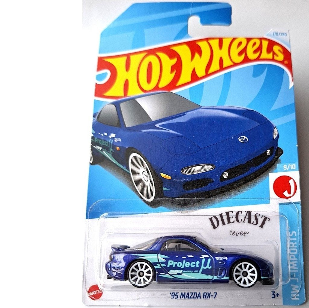 Hot Wheels '95 Mazda RX-7 ( international card ), Ophalen, Nieuw, Auto
