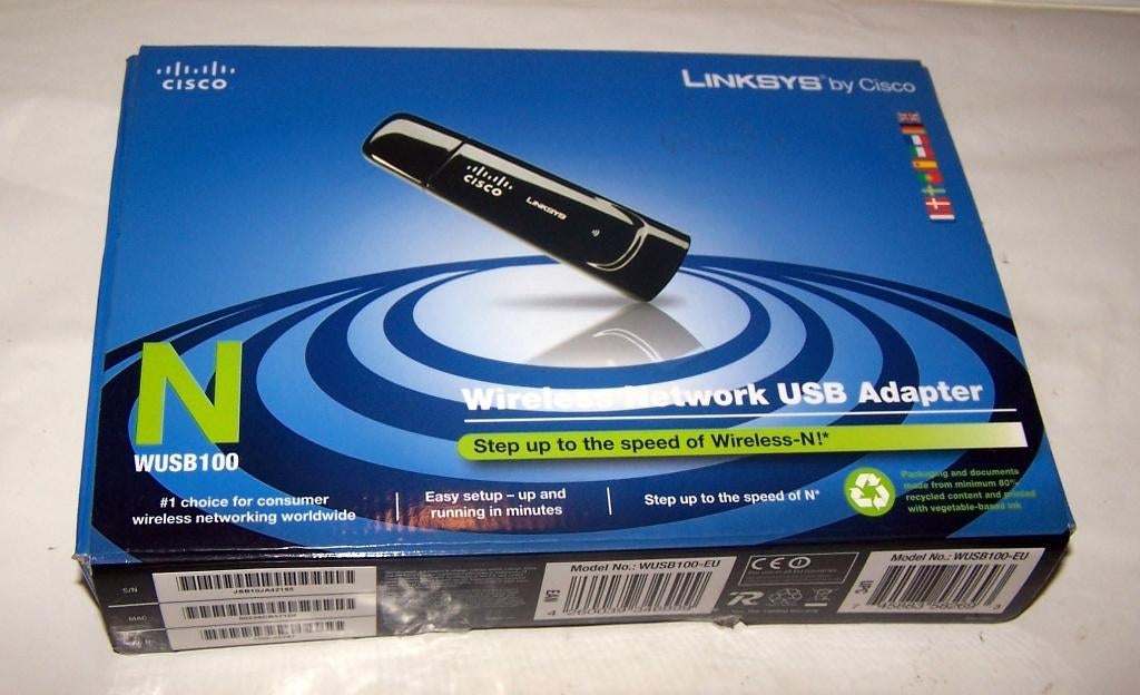 Cisco Linksys Wireless USB Adapter. Nieuw in doos., Computers en Software, Ophalen of Verzenden, Nieuw, Cisco