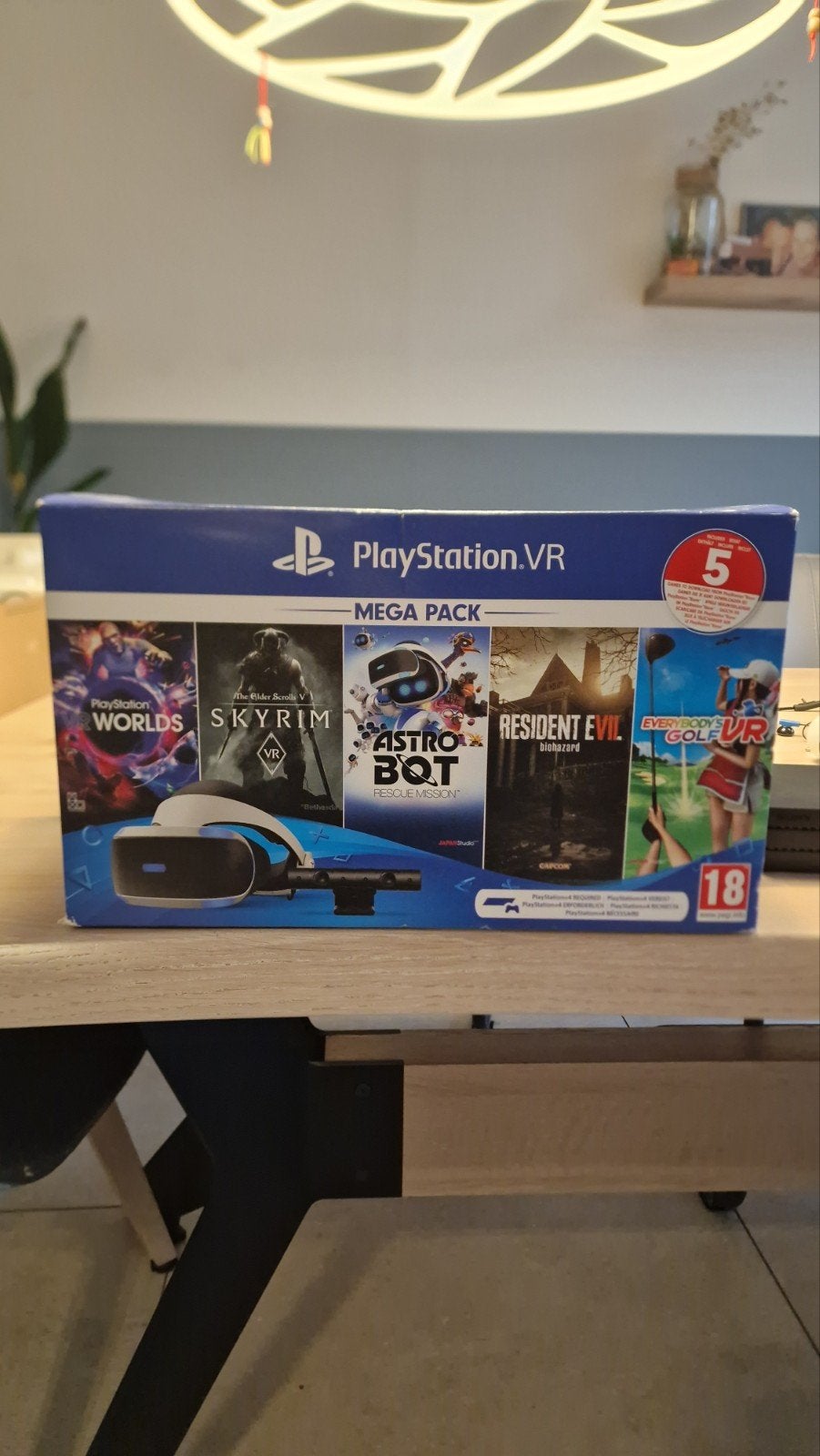 PlayStation VR Mega Pack met Camera en Move Controllers, Ophalen, Zo goed als nieuw, VR-bril, Sony PlayStation